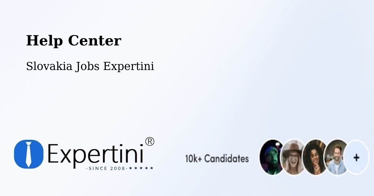 Help Center – Vrútky - Slovakia Jobs Expertini