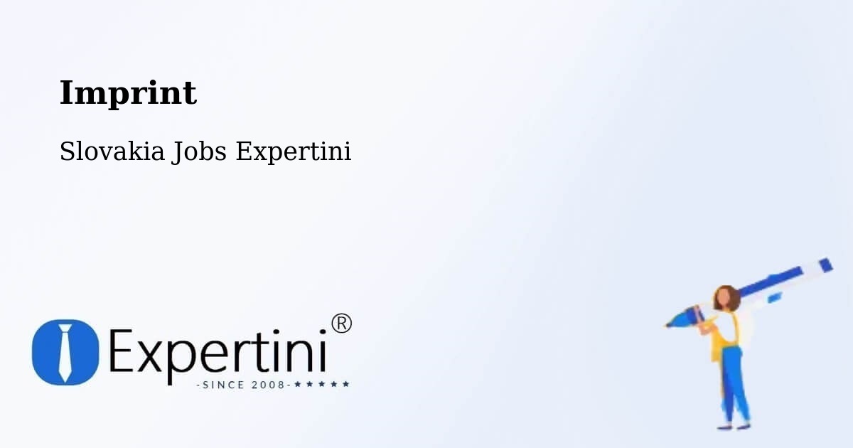 Imprint – Vrútky - Slovakia Jobs Expertini