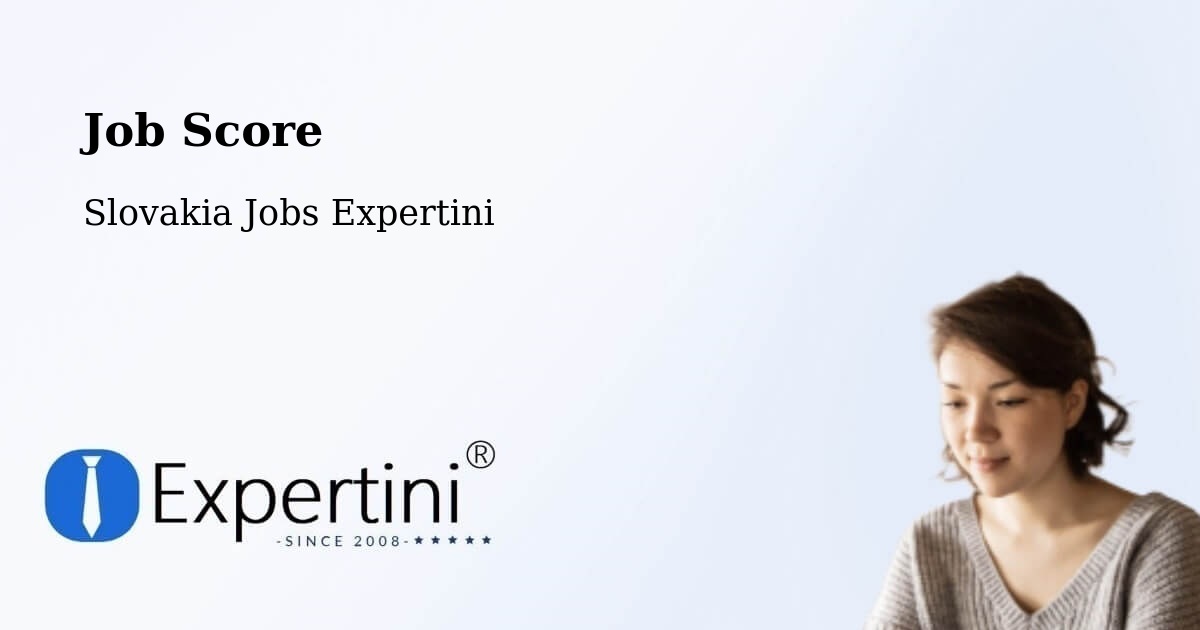 Job Score & Job Description Score Tool – Vrútky - Slovakia Jobs Expertini