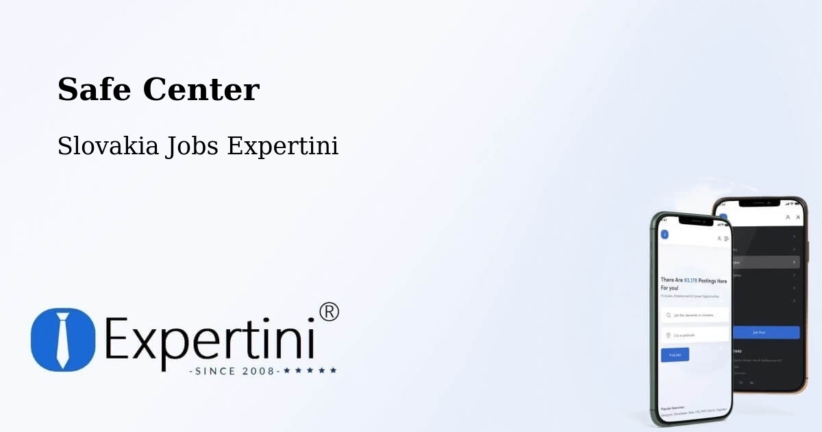 Safety Center – Vrútky - Slovakia Jobs Expertini